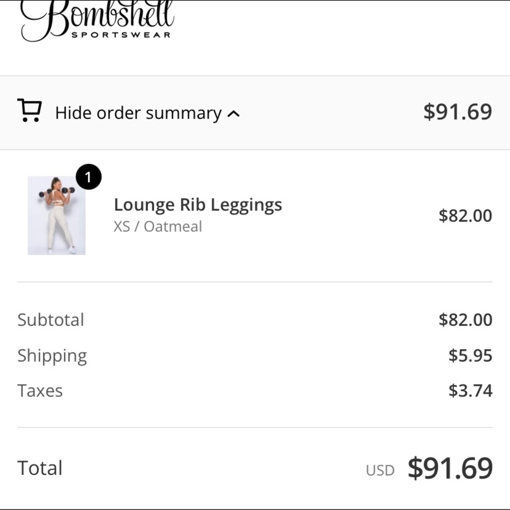 Bombshell cream rubbed leggings